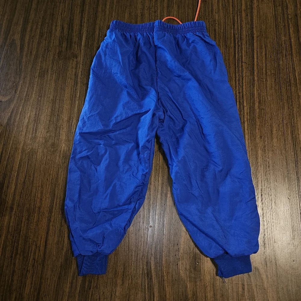 Vintage Carters Toddler Windbreaker Pants Size 4T Boys - Blue 90’s - Picture 2 of 5